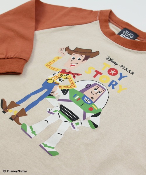JAM & LINK(ジャムアンドリンク)の「トイ・ストーリー 長袖Tシャツ(Tシャツ/カットソー・キッズ・クリーム/チャコールグレー/ブルー/オレンジ・80cm/140cm/130cm/100cm/120cm/110cm/90cm)」の18枚目の写真