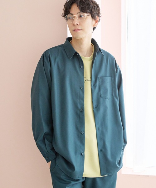 LAKOLE（ラコレ）の「SMOOTH TRレギュラー / 966574（シャツ/ブラウス・メンズ・マスタード/ブラック/アイボリー/ダークオリーブ・MEDIUM/LARGE/SMALL/X-LARGE）」の4枚目の写真