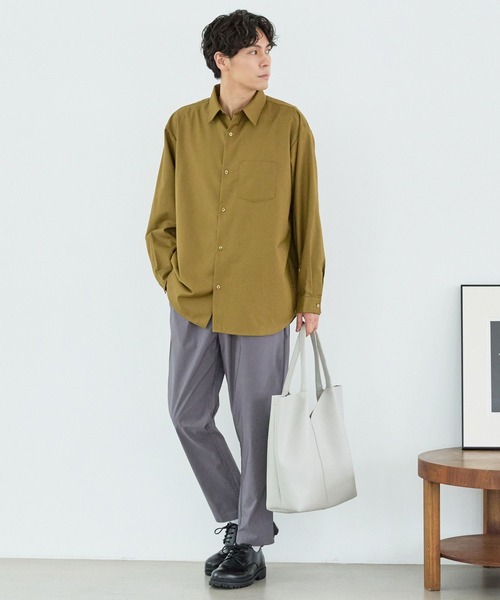 LAKOLE（ラコレ）の「SMOOTH TRレギュラー / 966574（シャツ/ブラウス・メンズ・マスタード/ブラック/アイボリー/ダークオリーブ・MEDIUM/LARGE/SMALL/X-LARGE）」の11枚目の写真