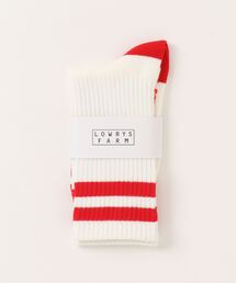 LOWRYS FARM | ＨＥＬＬＯラインソックス  968281(ソックス/靴下)