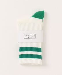 LOWRYS FARM | ＨＥＬＬＯラインソックス  968281(ソックス/靴下)