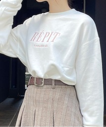 one way | REPIT刺繍トレーナー(スウェット)