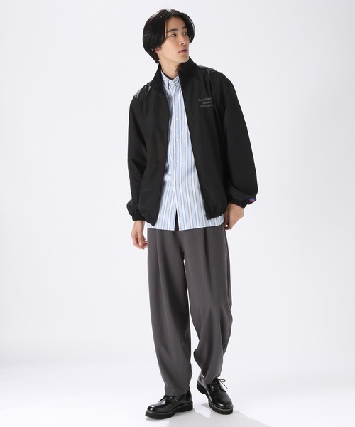 Russell Athletic(ラッセルアスレティック)の「【Russell Athletic】別注ナイロントレーニングジャケット(ナイロンジャケット・メンズ・カーキ/グレー/ブラック・LARGE)」の8枚目の写真