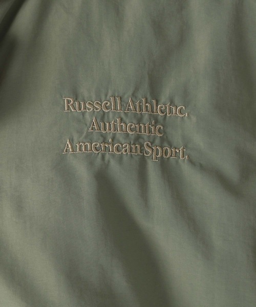 Russell Athletic(ラッセルアスレティック)の「【Russell Athletic】別注ナイロントレーニングジャケット(ナイロンジャケット・メンズ・カーキ/グレー/ブラック・LARGE)」の5枚目の写真