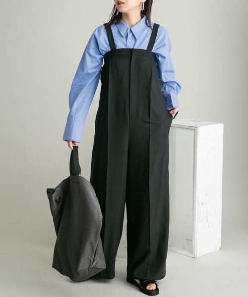 KBF（ケイビーエフ）の「ヘムドロストシャツ（シャツ/ブラウス・レディース・ブルー系その他/ブラック/パープル系その他/オフホワイト・ONE）」の8枚目の写真