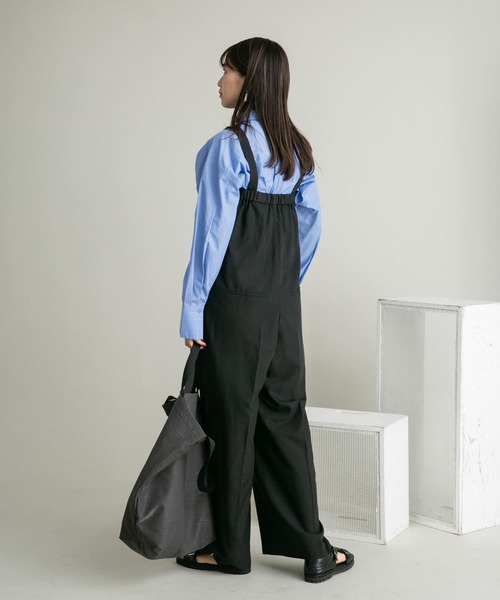 KBF（ケイビーエフ）の「ヘムドロストシャツ（シャツ/ブラウス・レディース・ブルー系その他/ブラック/パープル系その他/オフホワイト・ONE）」の11枚目の写真