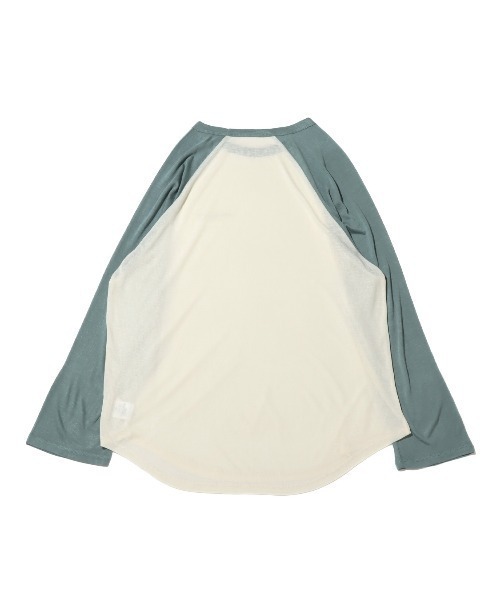 atmos pink（アトモスピンク）の「atmos pink ラグランスラブ ロンT（Tシャツ/カットソー・レディース・ブラック/ネイビー/グリーン・S/M）」の10枚目の写真