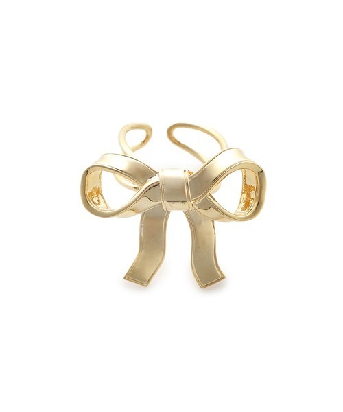 FURFUR（ファーファー）の「リボンリング（リング・レディース・シルバー/ゴールド・FREE）」の5枚目の写真