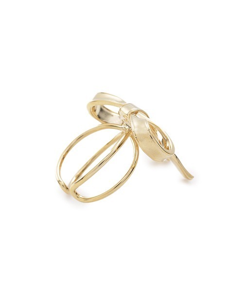 FURFUR（ファーファー）の「リボンリング（リング・レディース・シルバー/ゴールド・FREE）」の7枚目の写真