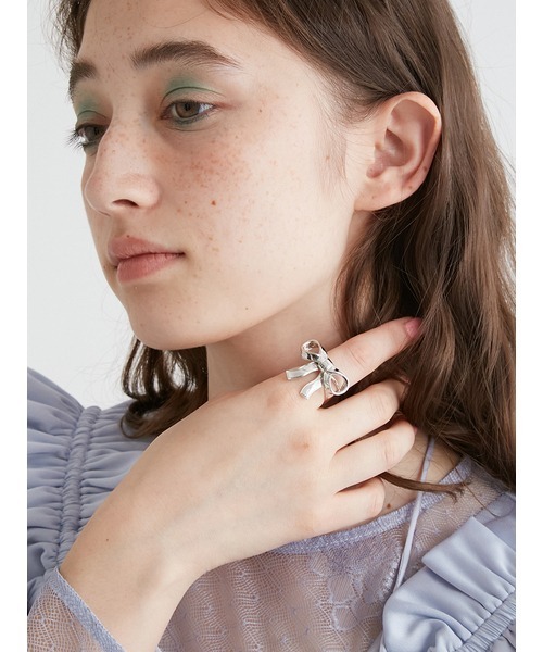 FURFUR（ファーファー）の「リボンリング（リング・レディース・シルバー/ゴールド・FREE）」の9枚目の写真