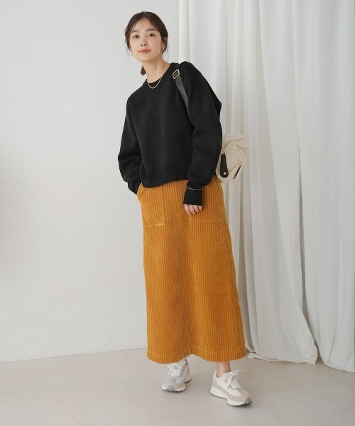 Bou Jeloud(ブージュルード)の「リネン混バナナスリーブニットプルオーバー(スウェット・レディース・ブルー/ブラック・FREE)」の18枚目の写真