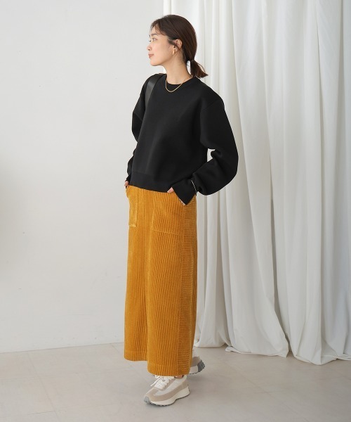 Bou Jeloud(ブージュルード)の「リネン混バナナスリーブニットプルオーバー(スウェット・レディース・ブルー/ブラック・FREE)」の22枚目の写真