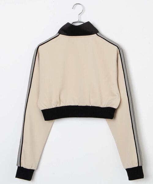 Reebok（リーボック）の「∴WEGO/別注Reebok ショートトラックジャケット（ジャージ・レディース・ブラック/ベージュ・FREE）」の11枚目の写真