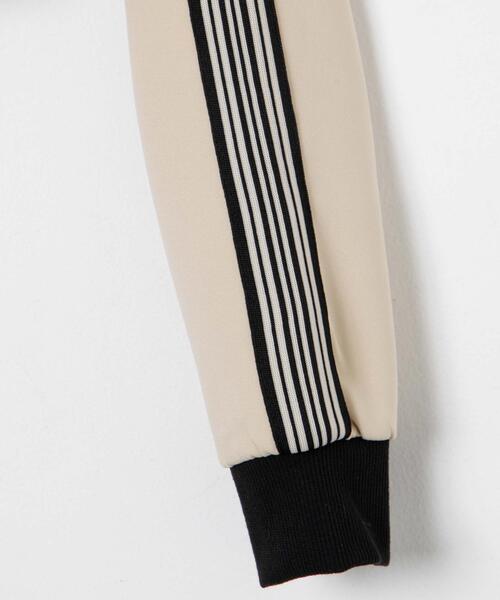 Reebok（リーボック）の「∴WEGO/別注Reebok ショートトラックジャケット（ジャージ・レディース・ブラック/ベージュ・FREE）」の17枚目の写真