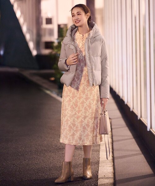 index（インデックス）の「◆【低反発クッション/6cmヒール】フェイクレザーショートブーツ（ブーツ・レディース・ベージュ/ブラック・02/01/03）」の7枚目の写真