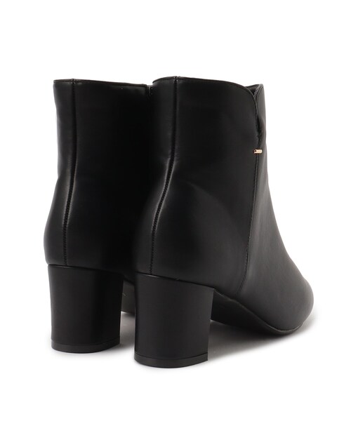 index（インデックス）の「◆【低反発クッション/6cmヒール】フェイクレザーショートブーツ（ブーツ・レディース・ベージュ/ブラック・02/01/03）」の12枚目の写真