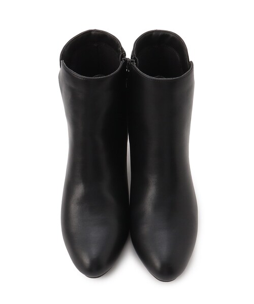 index（インデックス）の「◆【低反発クッション/6cmヒール】フェイクレザーショートブーツ（ブーツ・レディース・ベージュ/ブラック・02/01/03）」の14枚目の写真