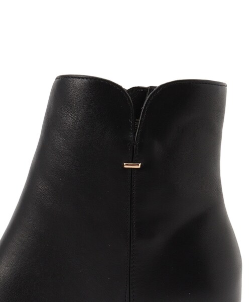 index（インデックス）の「◆【低反発クッション/6cmヒール】フェイクレザーショートブーツ（ブーツ・レディース・ベージュ/ブラック・02/01/03）」の4枚目の写真