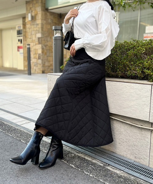 MODE ROBE（モードローブ）の「フリルスリーブブラウス（シャツ/ブラウス・レディース・ブラック/ホワイト・FREE）」の6枚目の写真