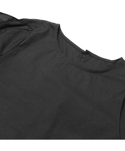 MODE ROBE（モードローブ）の「フリルスリーブブラウス（シャツ/ブラウス・レディース・ブラック/ホワイト・FREE）」の17枚目の写真