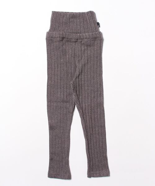 Caldia(カルディア)の「腹巻リブカラーレギンス(その他パンツ・キッズ・グレー/スミクロ/レッド/ピンク/エメラルド/ラベンダー/マスタード/ブラウン・120/100/140/130/110)」の3枚目の写真