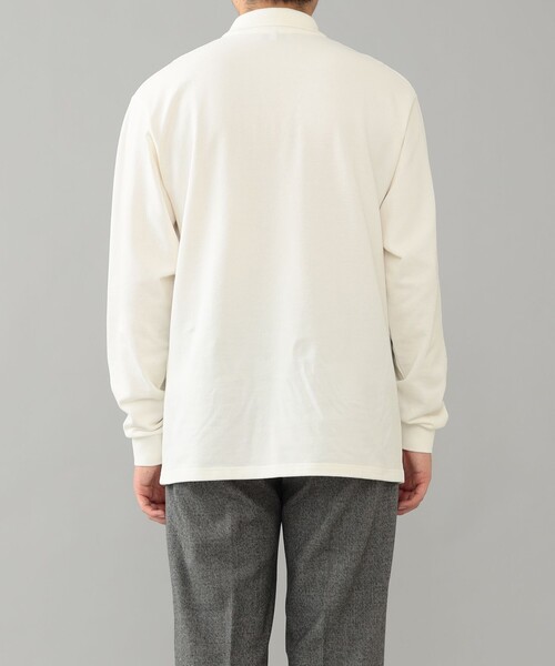 BEAMS F(ビームスエフ)の「ELACIO / カノコ ロングスリーブ ポロシャツ(ポロシャツ・メンズ・ブラック/ホワイト系その他2/パープル系その他5・4/5/3)」の11枚目の写真
