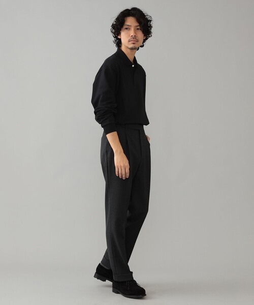 BEAMS F(ビームスエフ)の「ELACIO / カノコ ロングスリーブ ポロシャツ(ポロシャツ・メンズ・ブラック/ホワイト系その他2/パープル系その他5・4/5/3)」の19枚目の写真