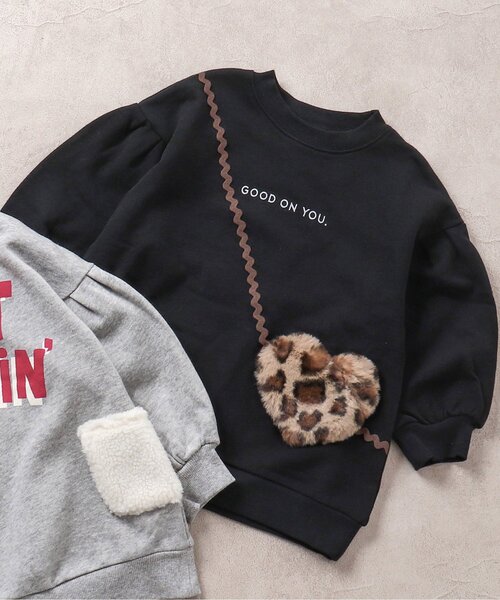 BREEZE（ブリーズ）の「立体ポケットバリエーショントレーナ（スウェット・キッズ・ブラック/グレー・100/80/90/140/130/120/110）」の2枚目の写真