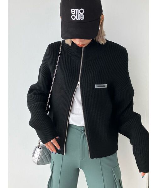 EMODA（エモダ）の「ロゴツイルキャップ（キャップ・レディース・ブラック/ブラウン・FREE）」の3枚目の写真