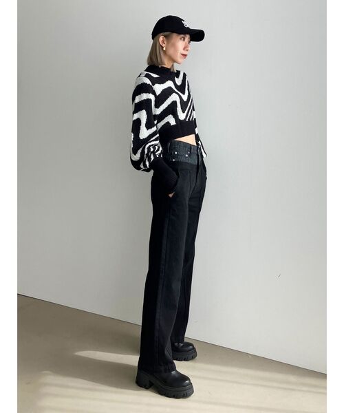 EMODA（エモダ）の「ロゴツイルキャップ（キャップ・レディース・ブラック/ブラウン・FREE）」の6枚目の写真