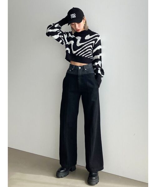 EMODA（エモダ）の「ロゴツイルキャップ（キャップ・レディース・ブラック/ブラウン・FREE）」の7枚目の写真