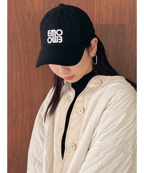 EMODA（エモダ）の「ロゴツイルキャップ（キャップ・レディース・ブラック/ブラウン・FREE）」の8枚目の写真
