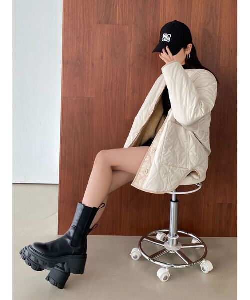 EMODA（エモダ）の「ロゴツイルキャップ（キャップ・レディース・ブラック/ブラウン・FREE）」の10枚目の写真