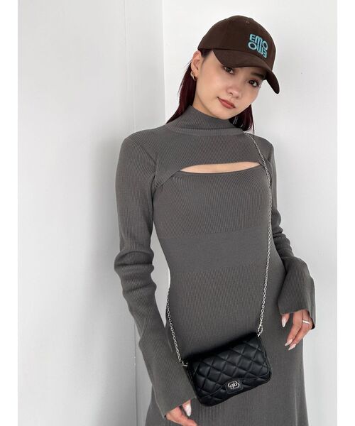 EMODA（エモダ）の「ロゴツイルキャップ（キャップ・レディース・ブラック/ブラウン・FREE）」の11枚目の写真