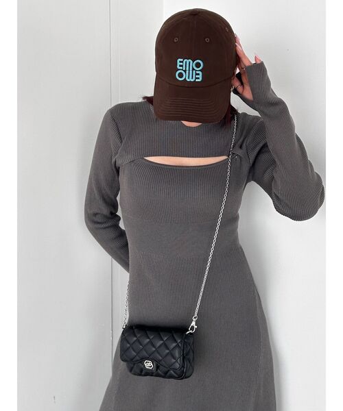 EMODA（エモダ）の「ロゴツイルキャップ（キャップ・レディース・ブラック/ブラウン・FREE）」の12枚目の写真