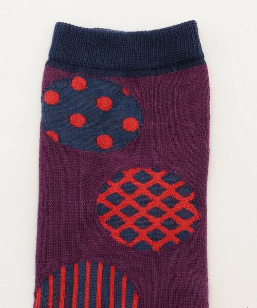 FRAPBOIS（フラボア）の「ドットドットソックス（ソックス/靴下・レディース・イエロー/ブラック/パープル・FREE）」の4枚目の写真