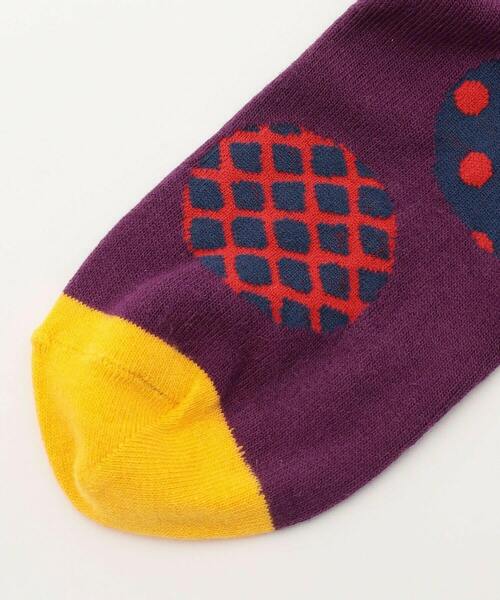 FRAPBOIS（フラボア）の「ドットドットソックス（ソックス/靴下・レディース・イエロー/ブラック/パープル・FREE）」の6枚目の写真