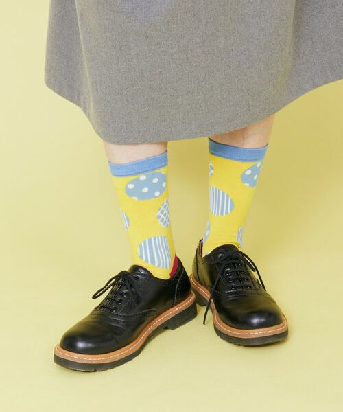 FRAPBOIS（フラボア）の「ドットドットソックス（ソックス/靴下・レディース・イエロー/ブラック/パープル・FREE）」の10枚目の写真