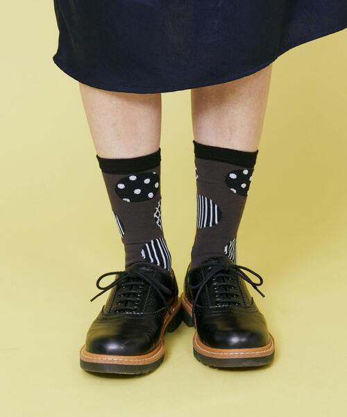 FRAPBOIS（フラボア）の「ドットドットソックス（ソックス/靴下・レディース・イエロー/ブラック/パープル・FREE）」の13枚目の写真