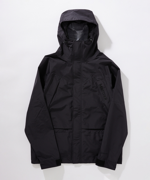 MARMOT（マーモット）の「【Marmot / マーモット】別注 GORE-TEX 3L Shell Jacket（マウンテンパーカー・メンズ・ブラック/ネイビー・MEDIUM/LARGE/X-LARGE）」の4枚目の写真