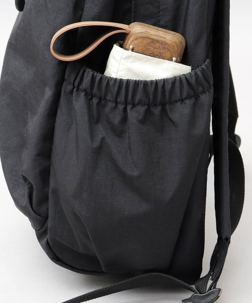 THRASHER（スラッシャー）の「撥水加工 リップストップナイロン バックパック GONZシワナイロンシリーズ 20L（バックパック/リュック・メンズ・ブラック・FREE）」の15枚目の写真