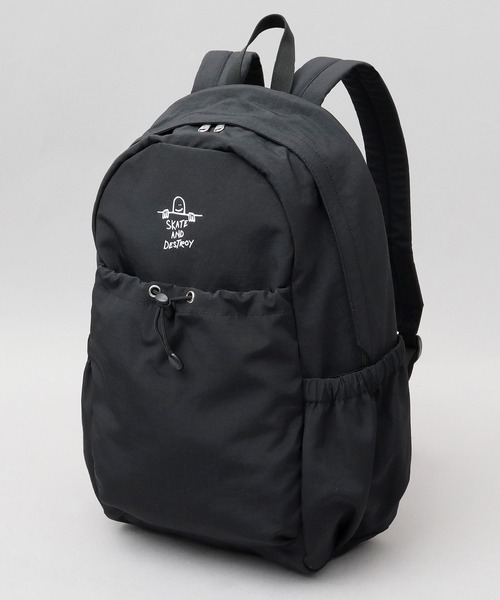 THRASHER（スラッシャー）の「撥水加工 リップストップナイロン バックパック GONZシワナイロンシリーズ 20L（バックパック/リュック・メンズ・ブラック・FREE）」の19枚目の写真