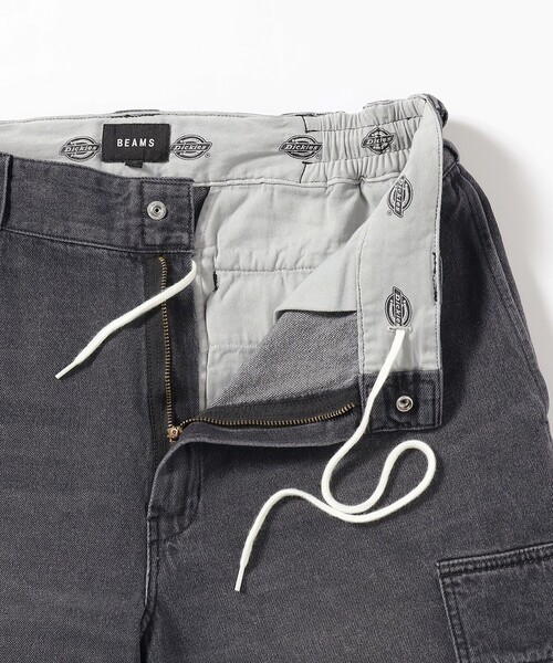 Dickies(ディッキーズ)の「Dickies × BEAMS / 別注 デニム カーゴ ショーツ(デニムパンツ・メンズ・インディゴブルー/ブラック・LARGE/MEDIUM/SMALL/X-LARGE)」の9枚目の写真
