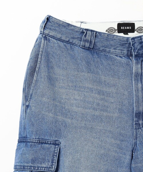 Dickies(ディッキーズ)の「Dickies × BEAMS / 別注 デニム カーゴ ショーツ(デニムパンツ・メンズ・インディゴブルー/ブラック・LARGE/MEDIUM/SMALL/X-LARGE)」の13枚目の写真