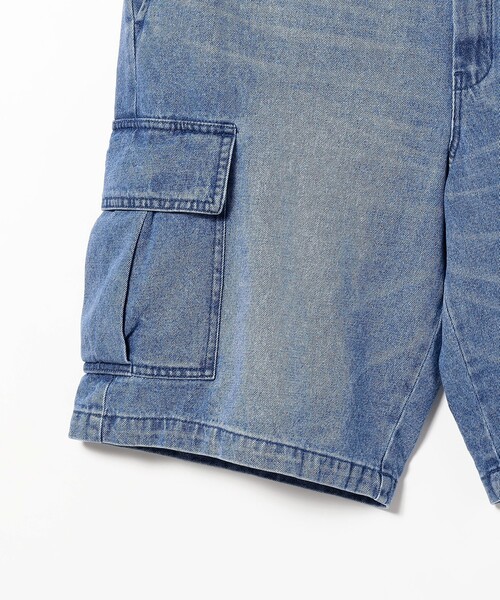 Dickies(ディッキーズ)の「Dickies × BEAMS / 別注 デニム カーゴ ショーツ(デニムパンツ・メンズ・インディゴブルー/ブラック・LARGE/MEDIUM/SMALL/X-LARGE)」の15枚目の写真
