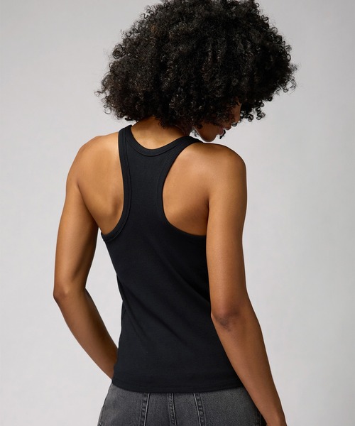 Spiritual Gangster（スピリチュアルギャングスター）の「【SPIRITUAL GANGSTER】SLIM RIB タンクトップ（タンクトップ・レディース・グレー/ホワイト系その他2/ブラック・S）」の10枚目の写真