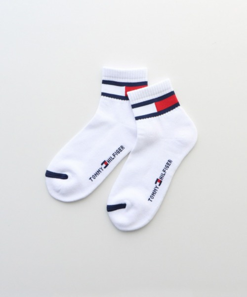 TOMMY HILFIGER(トミーヒルフィガー)の「【3足セット】TOMMY HILFIGER レディース メンズ 抗菌防臭 足底パイル フラッグ ショートソックス 93481521/92554021(ソックス/靴下・メンズ・その他3/ブラック/その他2・25~27cm/23~25cm)」の5枚目の写真