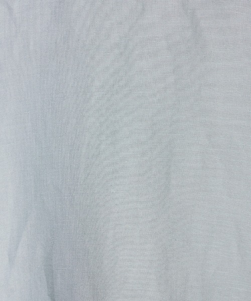 INED CLARO（イネドクラロ）の「イージーケアリネン ノーカラーブルゾン【セットアップ対応】（ブルゾン・レディース・グレー/ブルー・フリー）」の5枚目の写真