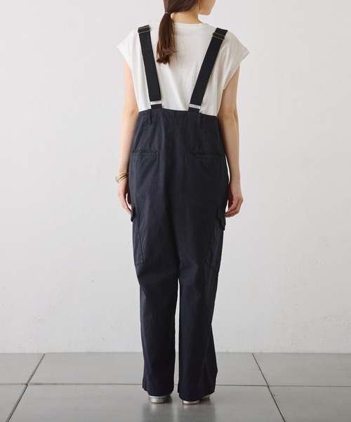PUAL CE CIN（ピュアルセシン）の「サスペンダー付きカーゴパンツ（カーゴパンツ・レディース・ブラック/カーキ・FREE）」の19枚目の写真