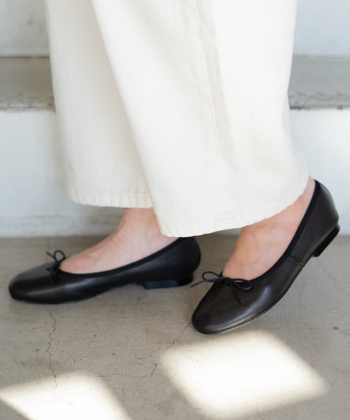 REMME(レメ)の「REMME/バレエシューズ(バレエシューズ・レディース・シルバー/ブラック/ベージュ・36/37/38)」の4枚目の写真